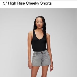 Gap 3” high rise cheeky short